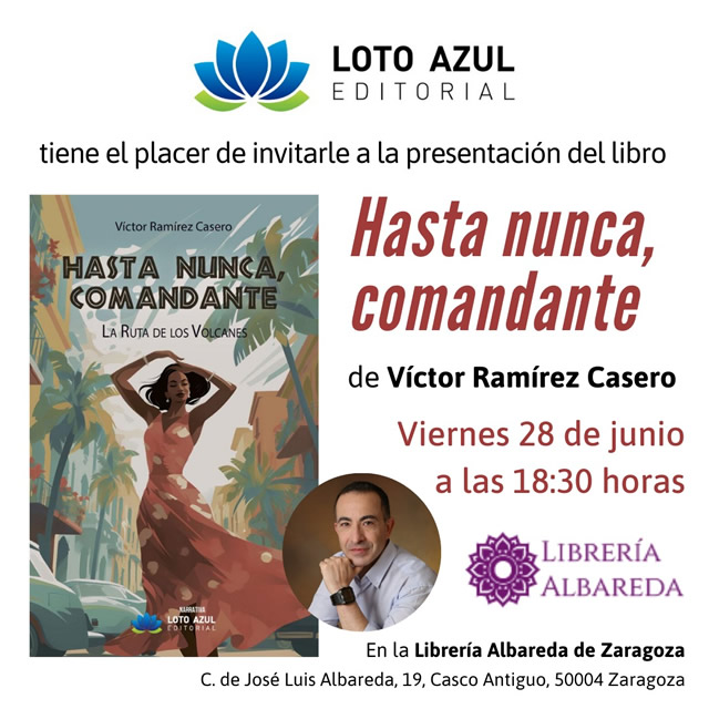 Víctor Ramírez presenta 'Hasta nunca, Comandante'